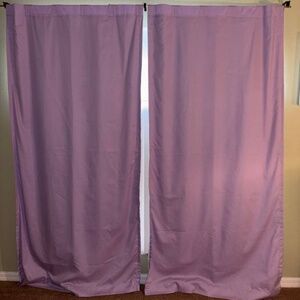 Lavender Black-Out Curtains